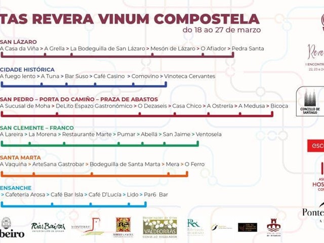 Compostela acolle do 22 ao 24 de marzo o I Encontro do Viño Galego
